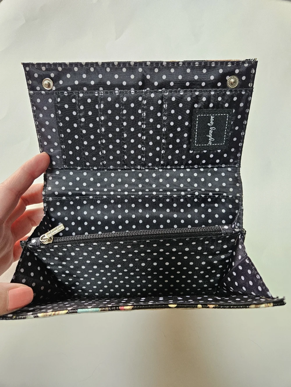 Sydney Love Polka Dot Dog Cat Print Wallet Trifold